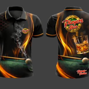 Players Polo Shirt premium bar merchandise